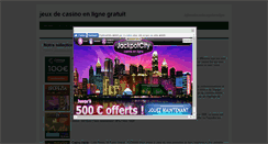 Desktop Screenshot of jeux7casino.com